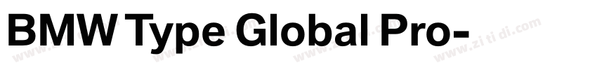 BMW Type Global Pro字体转换 BMW Type Global Pro字体转换
